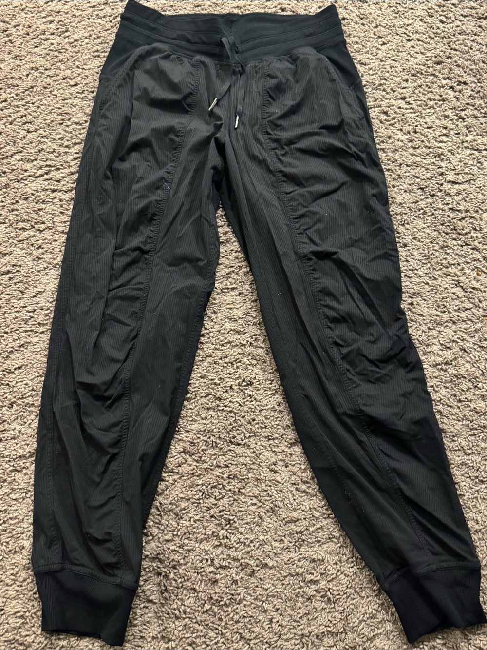 Lululemon Athletica black dance studio pants size 8
